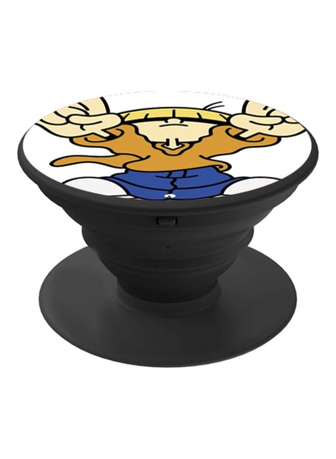 بي بي حامل هاتف بوب سوكيت بطبعة صورة من مسلسل "Kids Next Doorط أبيض/أسود/بني - Image 1