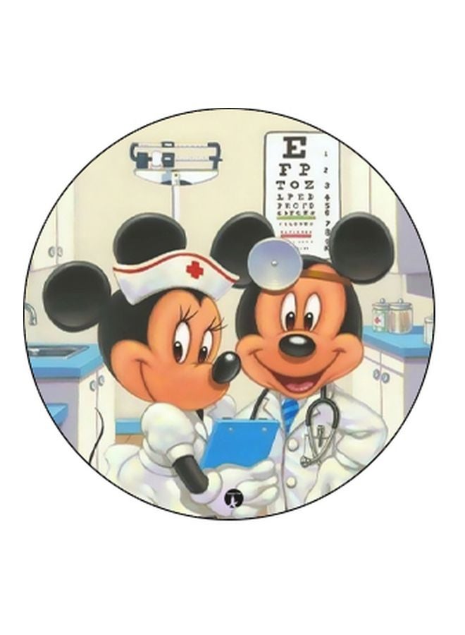 BP Mickey And Minnie Mouse Printed Pop Socket Phone Holder Beige/White/Black - Image 2