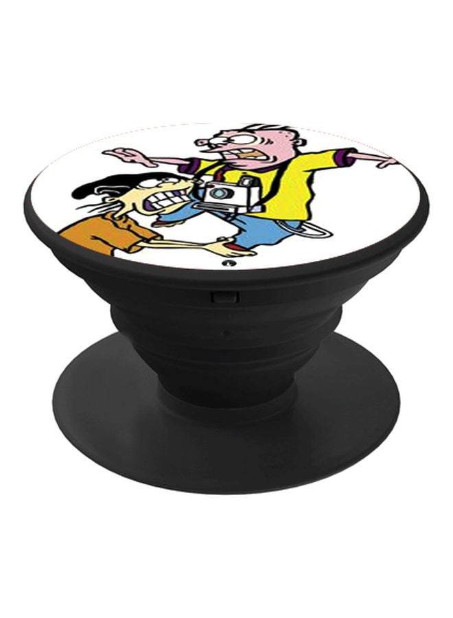 BP Ed, Edd N Eddy Printed Pop Socket Phone Holder White/Yellow/Black - Image 1