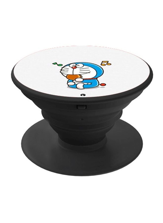 BP Doraemon Printed Pop Socket Phone Holder White/Blue/Yellow - Image 1