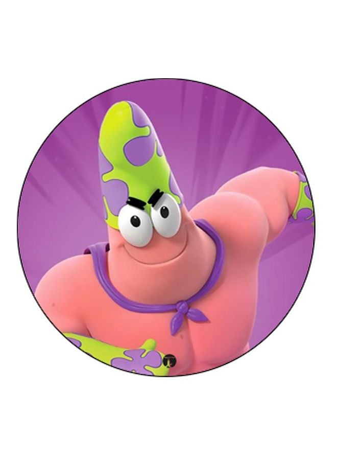 BP Patrick Star Cartoon Printed Pop Socket Phone Holder Pink/Purple/Black - Image 2