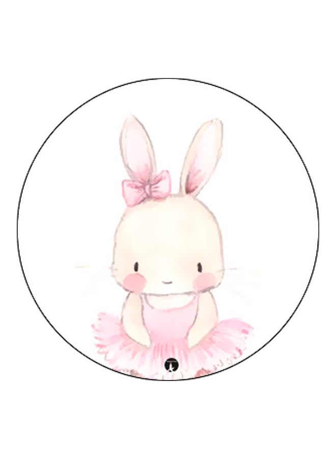 BP Rabbit Printed Pop Socket Phone Holder White/Pink/Beige - Image 2
