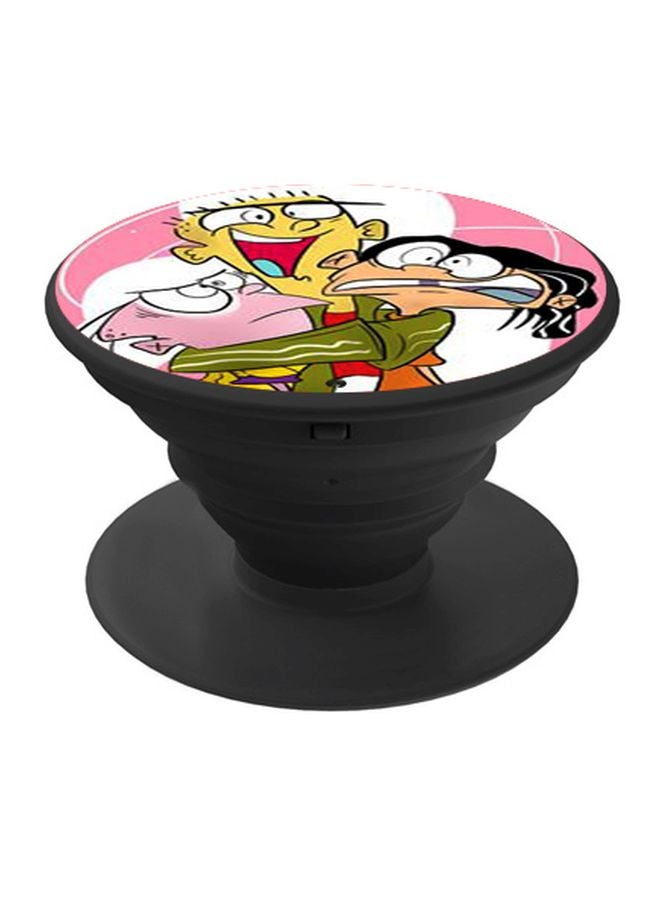 BP Ed, Edd N Eddy Printed Pop Socket Phone Holder Pink/Green/Black - Image 1