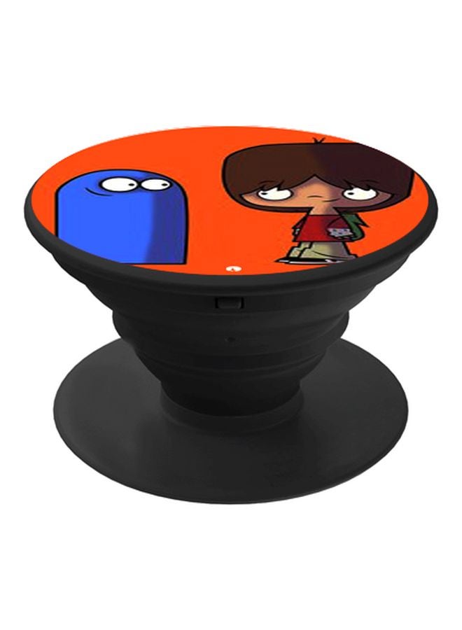 BP Foster's Home For Imaginary Friends Printed Pop Socket Phone Holder Blue/Orange/Black - Image 1