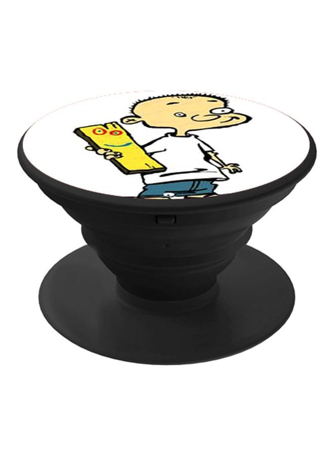BP Ed, Edd N Eddy Printed Pop Socket Phone Holder White/Yellow/Black - Image 1