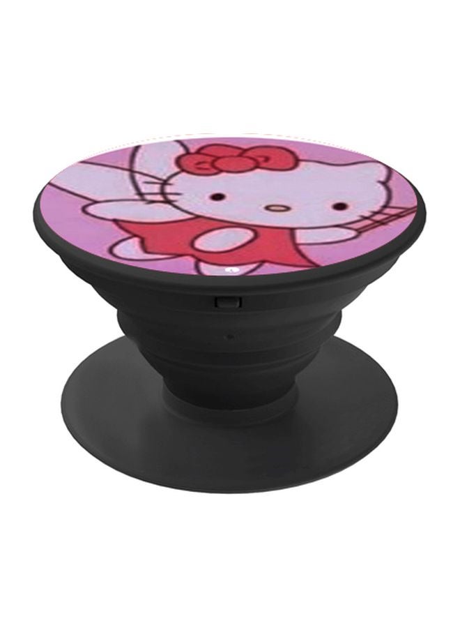 BP Hello Kitty Printed Pop Socket Phone Holder Black/Pink - Image 1