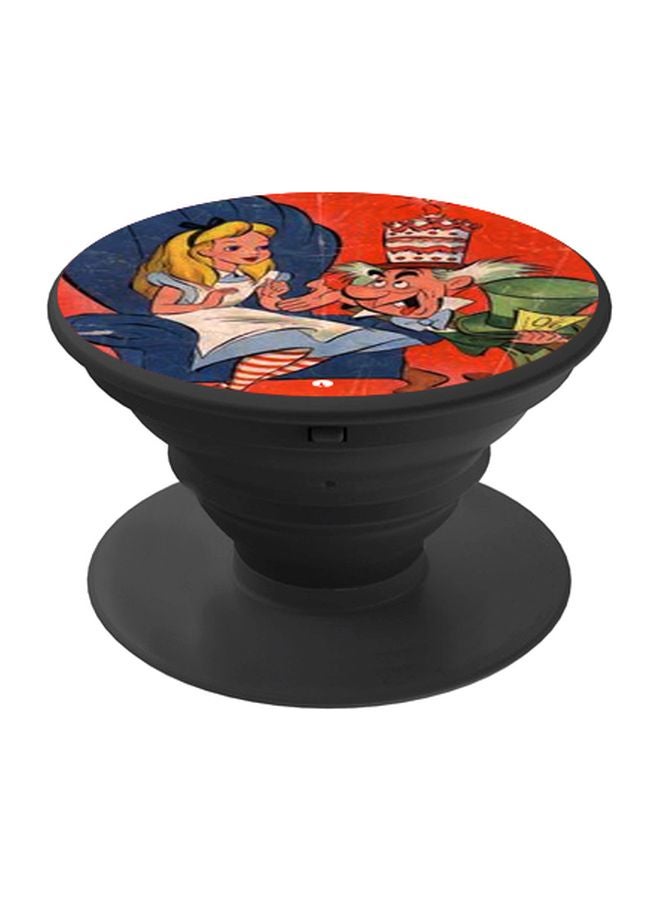 BP Cartoon Printed Pop Socket Phone Holder Black/Red/Blue - Image 1