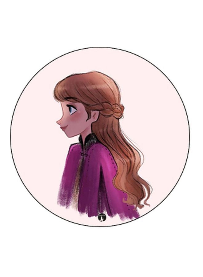 بي بي حامل هاتف بوب سوكيت بطبعة فتاة كرتونية وردي/ بني/ أسود - Image 2