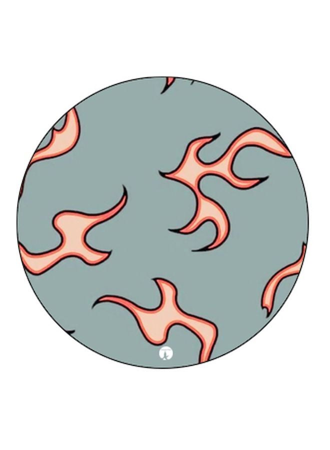 BP Abstract Printed Pop Socket Phone Holder Grey/Orange/Black  - Image 2