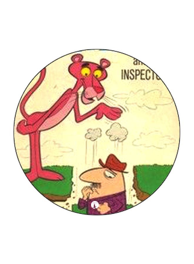 BP Pink Panther Printed Pop Socket Phone Holder Black/Beige/Pink - Image 2