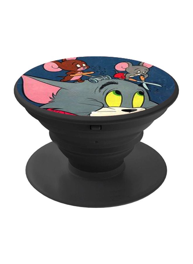 BP Tom And Jerry Printed Pop Socket Phone Holder Black/Grey/Blue - Image 1