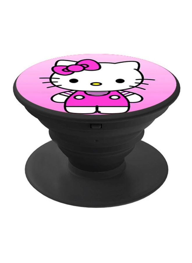 بي بي حامل هاتف بوب سوكيت بطبعة هالو كيتي وردي / أبيض / أسود - Image 1