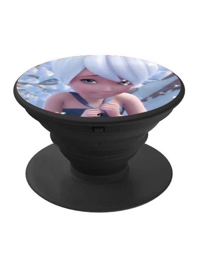 BP Fairy Gliss Printed Pop Socket Phone Holder Beige/White/Black - Image 1