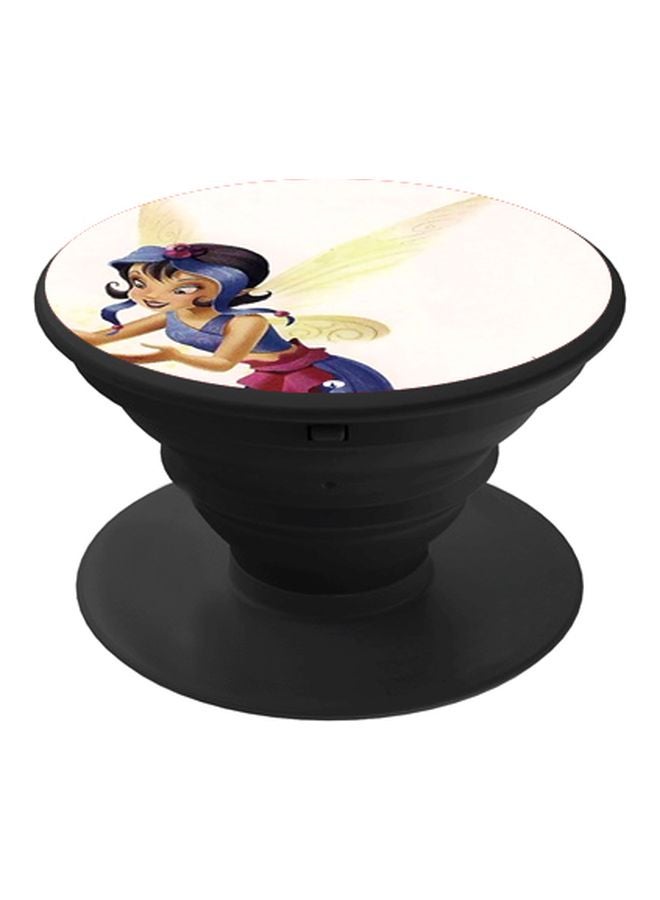 BP Fairy Printed Pop Socket Phone Holder Beige/Blue/Black - Image 1