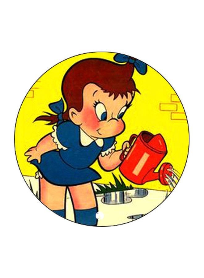 بي بي حامل هاتف بوب سوكيت بطبعة شخصية أودري الصغيرة أسود/أزرق/أصفر - Image 2