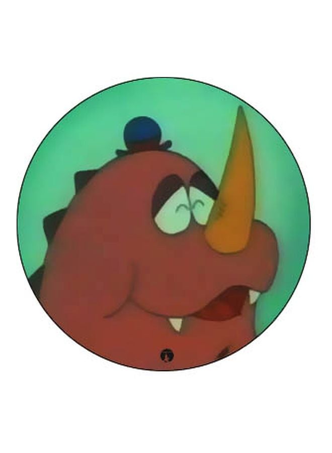 بي بي حامل هاتف على شكل مقبض أصابع منبثق بطبعة رسومات كرتونية أخضر/ زهري/ أسود - Image 2