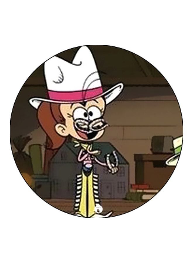 BP Cartoon Printed Pop Socket Phone Holder Brown/Yellow/Black - Image 2