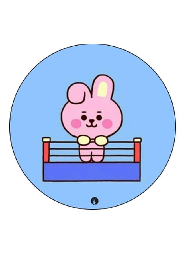 BP Cartoon Printed Pop Socket Phone Holder Blue/Pink/Black - Image 2