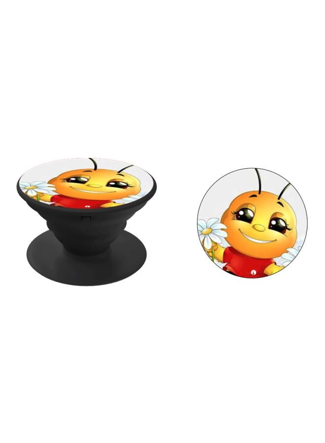 BP Printed Pop Socket Phone Holder Yellow/Red/White - Image 2