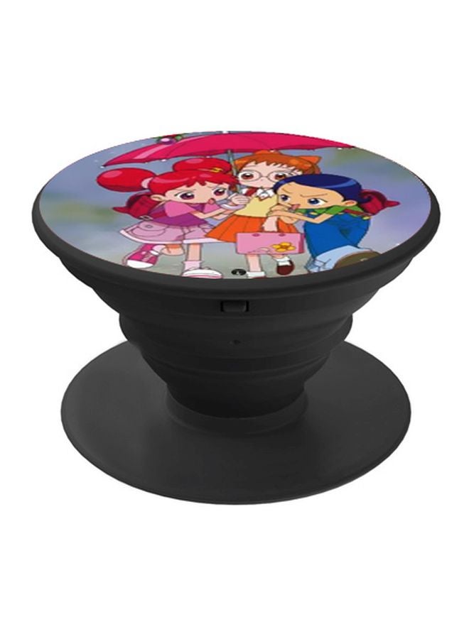 BP Cartoon Printed Pop Socket Phone Holder Red/Blue/Black - Image 1