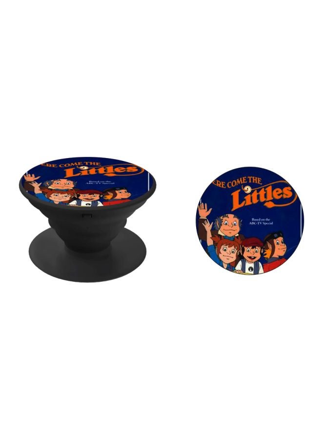 بي بي حامل هاتف بوب سوكيت بطبعة فتاة كرتونية أزرق/أحمر/أسود - Image 2