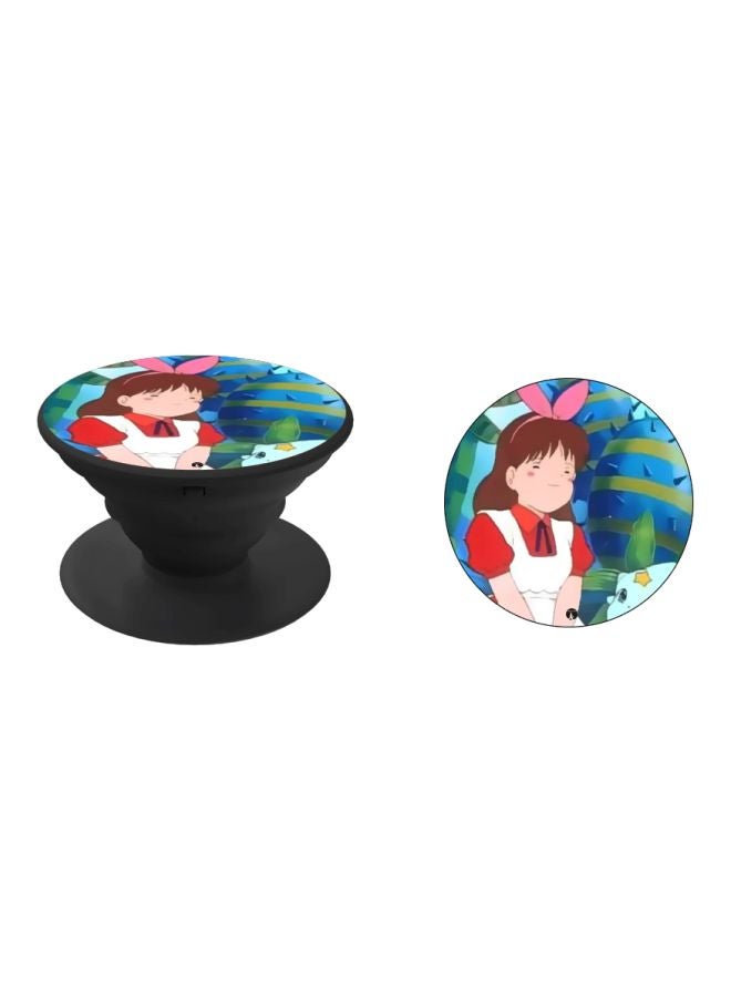 BP Cartoon Printed Pop Socket Phone Holder Blue/Red/Black - Image 2