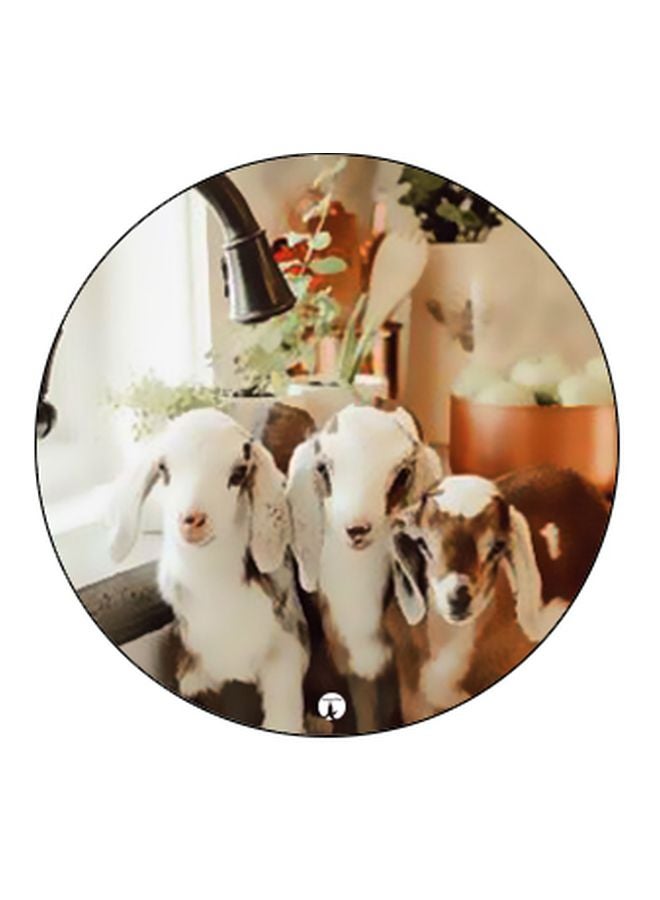 BP Goats Printed Pop Socket Phone Holder Black/White/Beige - Image 2