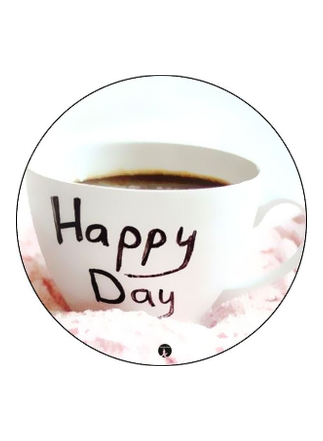 BP Happy Day Printed Pop Socket Phone Holder White/Brown - Image 2