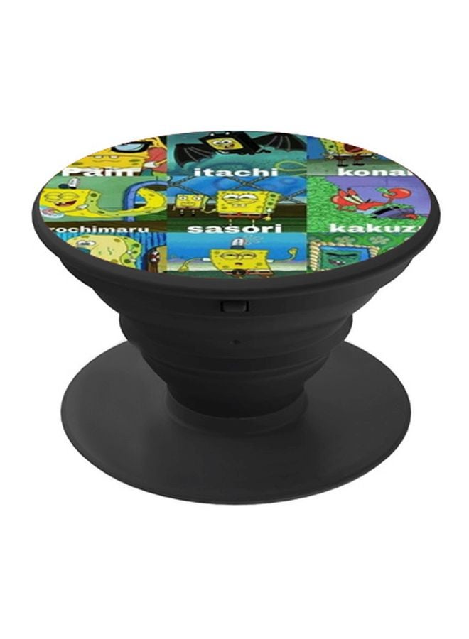 BP Spongebob Printed Pop Socket Phone Holder Yellow/Green/Blue - Image 1