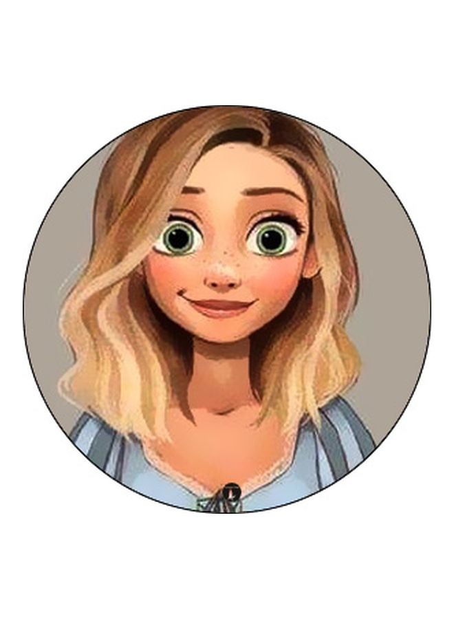 BP Girl Printed Pop Socket Phone Holder Grey/Beige/Black - Image 2