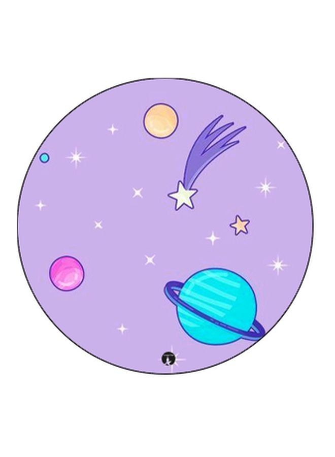 BP Solar System Printed Pop Socket Phone Holder Viole/Cyan/Black - Image 2