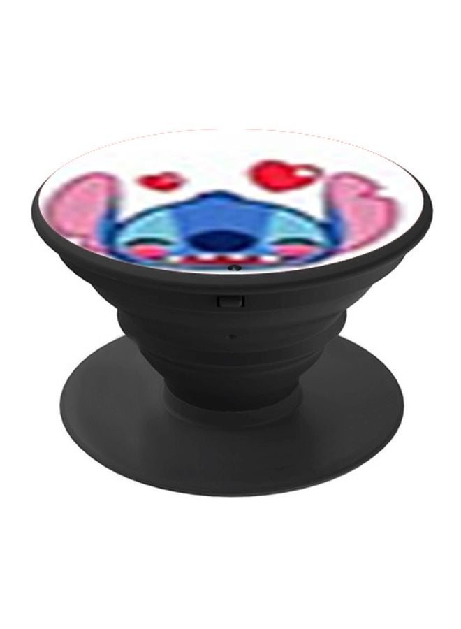 بي بي حامل هاتف على شكل مقبض أصابع منبثق بطبعة رسومات كرتونية أزرق/أحمر/أسود - Image 1