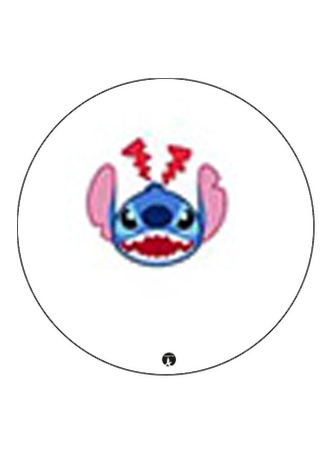 BP Cartoon Stitch Printed Pop Socket Phone Holder Blue/Pink - Image 2