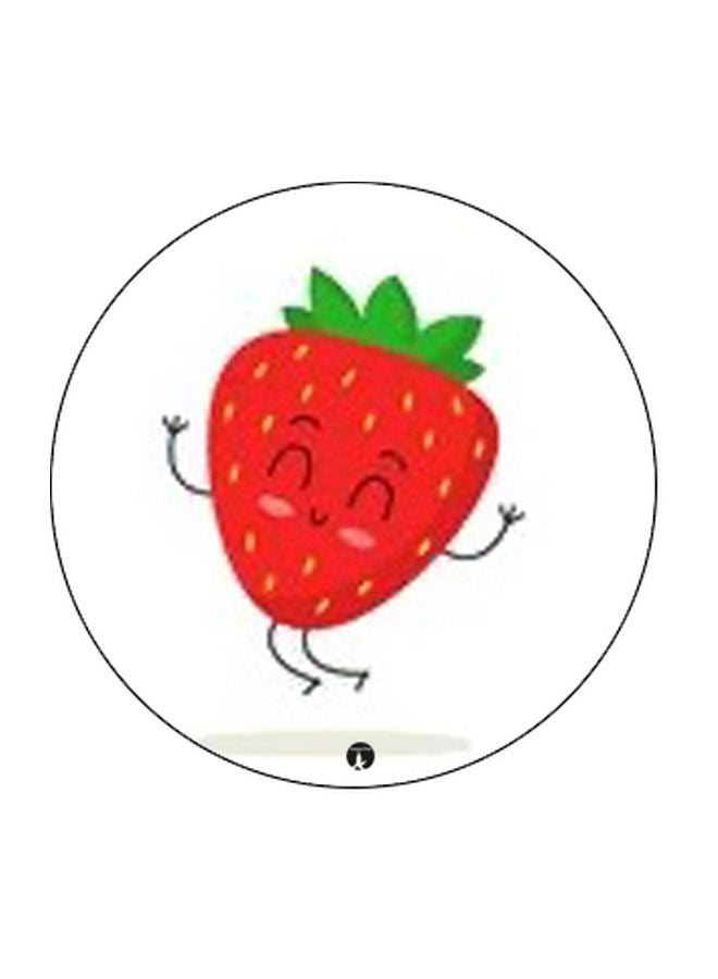 BP Strawberry Printed Pop Socket Phone Holder Black/White/Red - Image 2