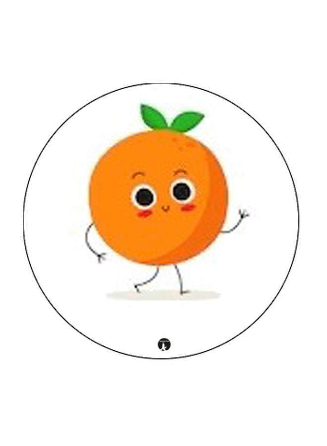 BP Orange Printed Pop Socket Phone Holder Orange/White/Black - Image 2