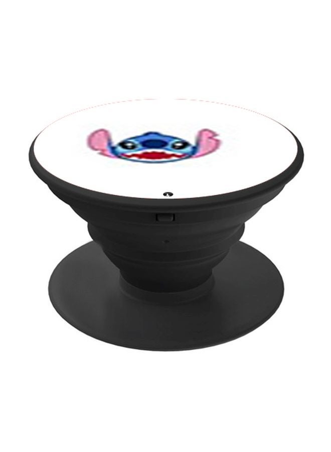 BP Cartoon Printed Pop Socket Phone Holder White/Blue/Black - Image 1