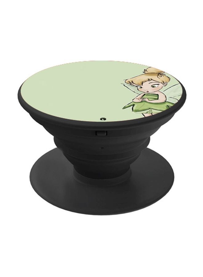 BP Fairy Cartoon Printed Pop Socket Phone Holder Green/Beige/Black - Image 1