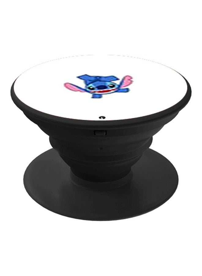 BP Cartoon Printed Pop Socket Phone Holder White/Black/Blue - Image 1