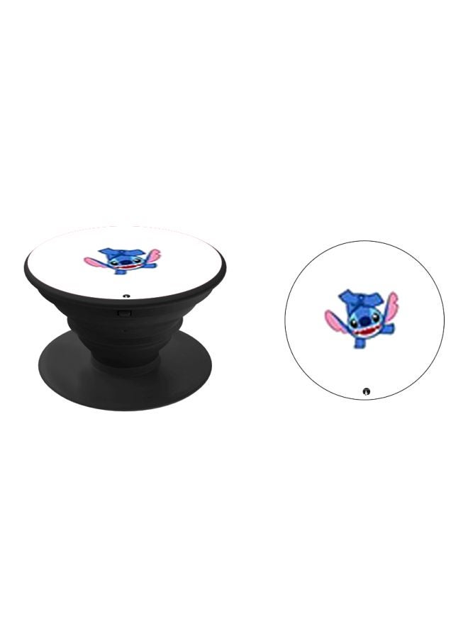 BP Cartoon Printed Pop Socket Phone Holder White/Black/Blue - Image 2