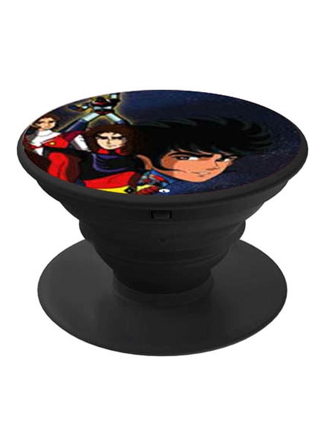 BP Cartoon Printed Pop Socket Phone Holder Red/Blue/Black - Image 1