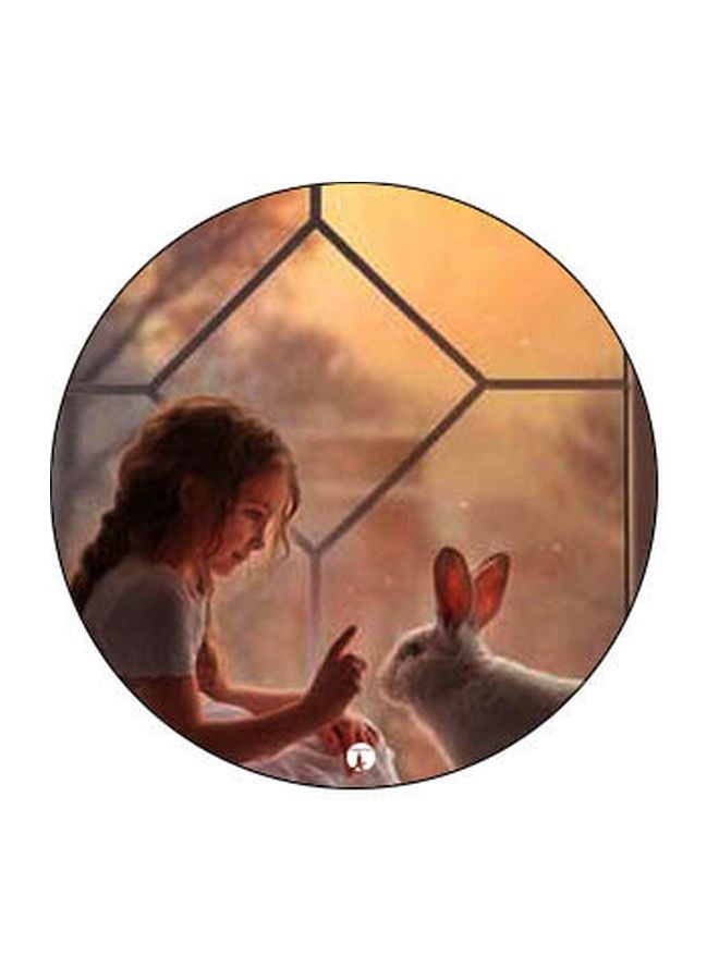 BP Girl With Rabbit Printed Pop Socket Phone Holder Multicolour - Image 2