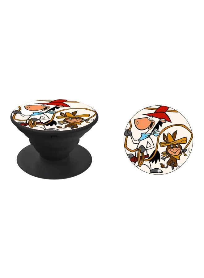 BP The Quick Draw McGraw Printed Pop Socket Phone Holder White/Red/Black - Image 2
