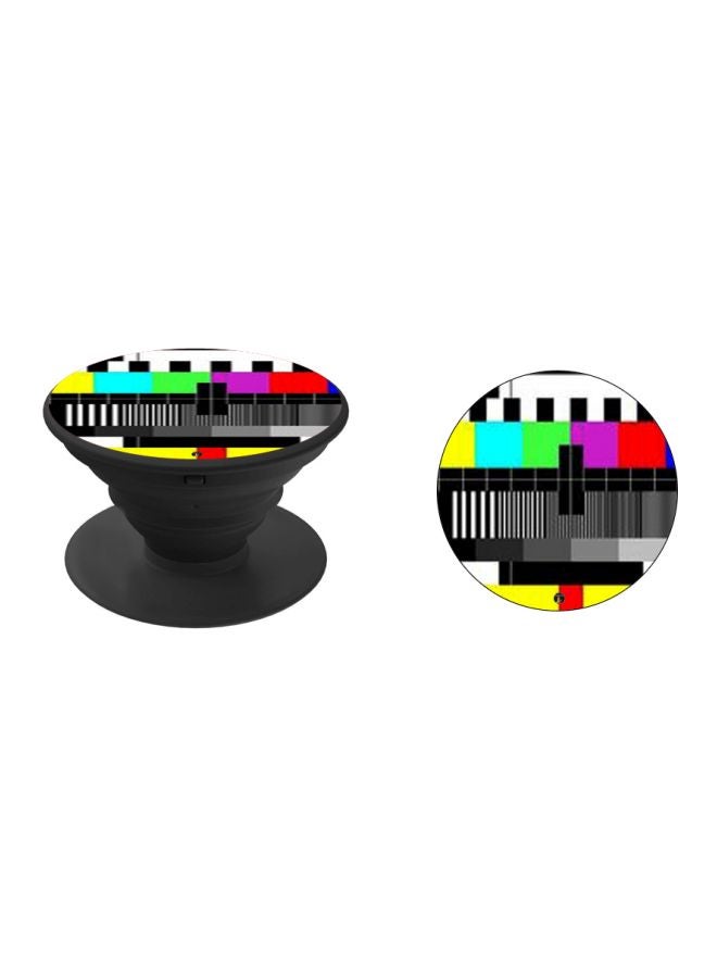 بي بي حامل هاتف بوب سوكيت بطبعة صورة بيانو أسود/أزرق/أبيض - Image 2