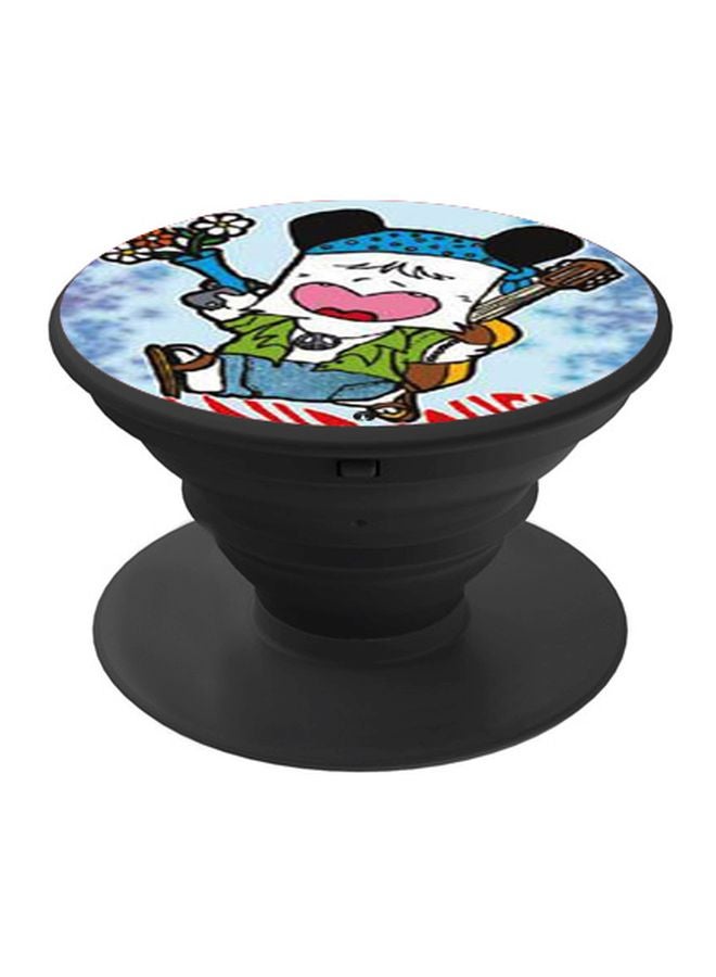 BP Cartoon Printed Pop Socket Phone Holder Blue/White/Green - Image 1