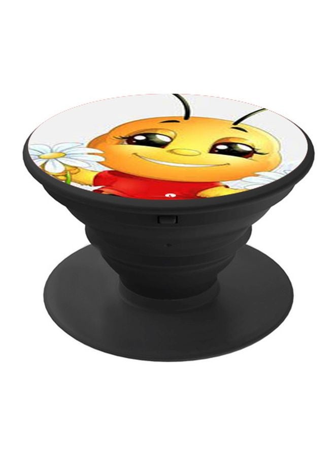 BP Printed Pop Socket Phone Holder Yellow/Red/White - Image 1