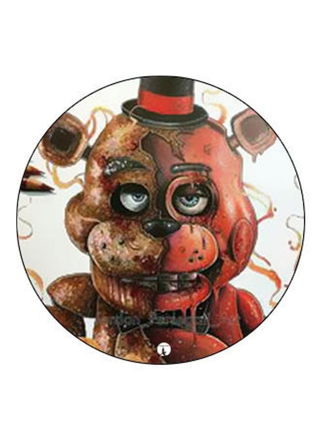 BP Cartoon Printed Pop Socket Phone Holder White/Brown/Black - Image 2