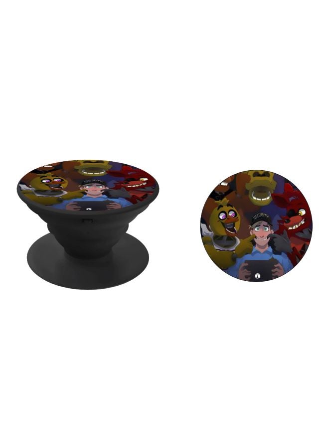 BP Cartoon Printed Pop Socket Phone Holder Green/Red/Black - Image 2