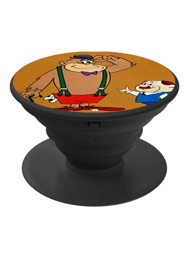 BP The Magilla Gorilla Show Printed Pop Socket Phone Holder Brown/Blue/Black - Image 1