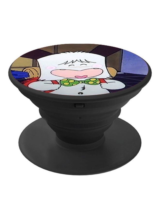 BP Ohayo! Spank Printed Pop Socket Phone Holder White/Green/Black - Image 1