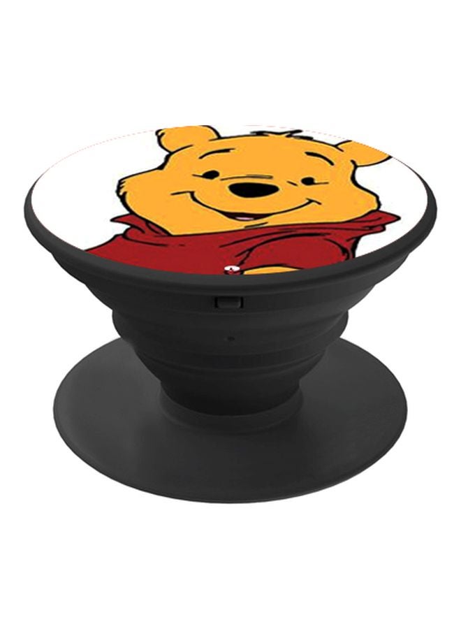 BP Winnie The Pooh Printed Pop Socket Phone Holder Yellow/Red/Black - Image 1